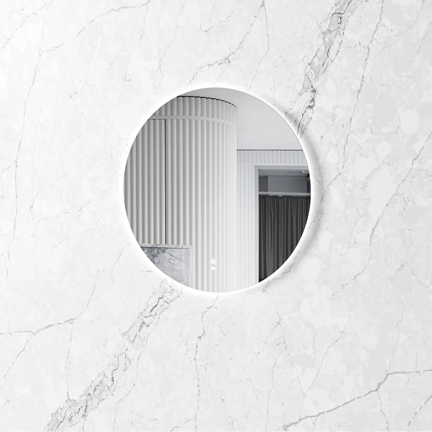 Bondi Frameless LED Mirror 800 - Image 3