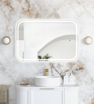 Newport Frameless Tuffi Led Mirror 900 x 600