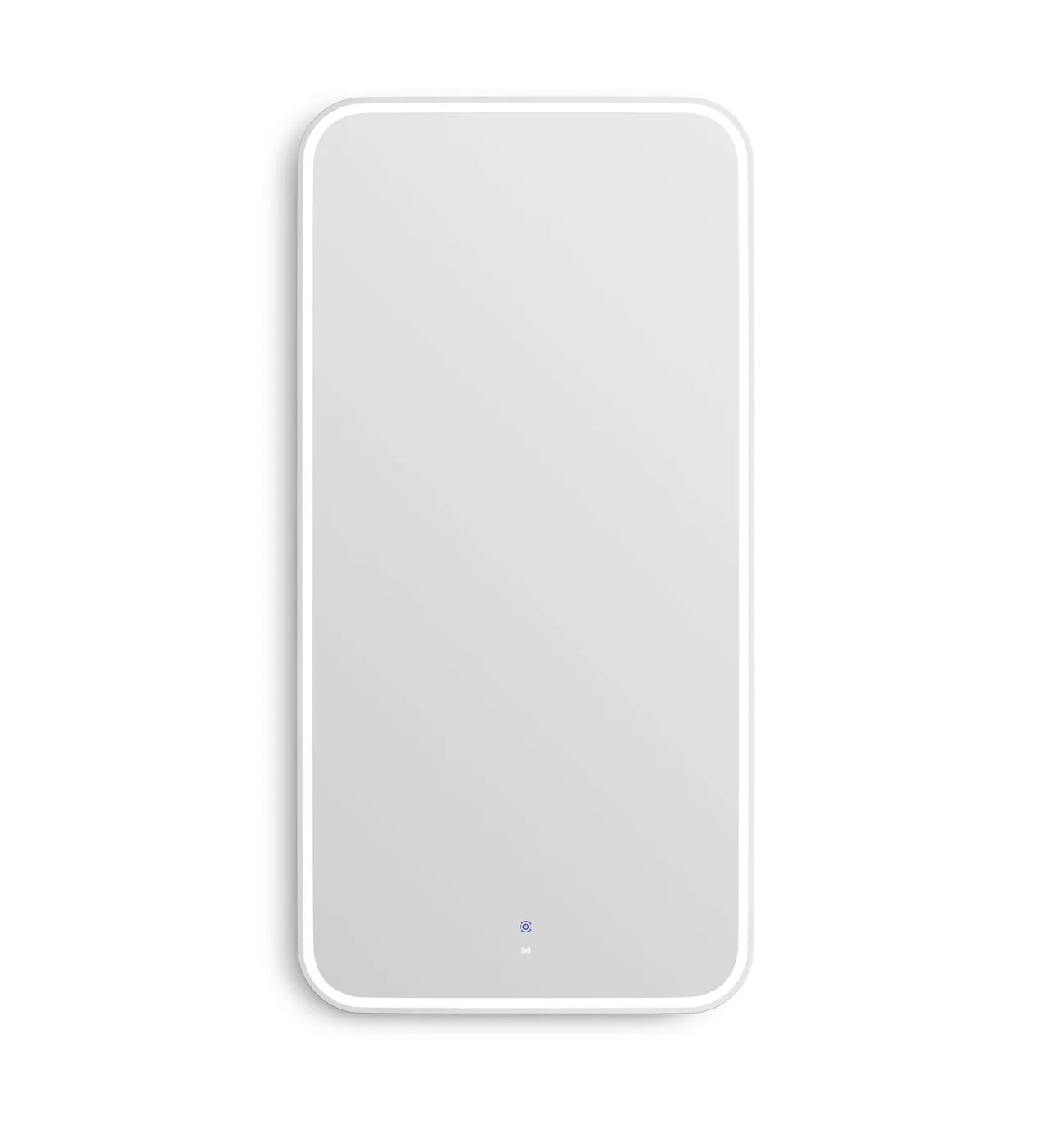 Newport White Metal Frame Led Mirror 1500 x 750 - Image 3