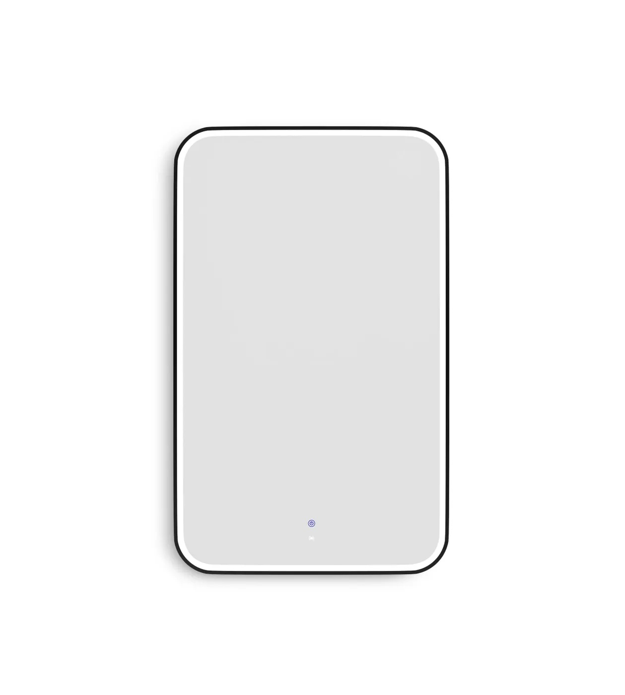 Newport Matte Black Metal Frame Led Mirror 900 x 600 - Image 5