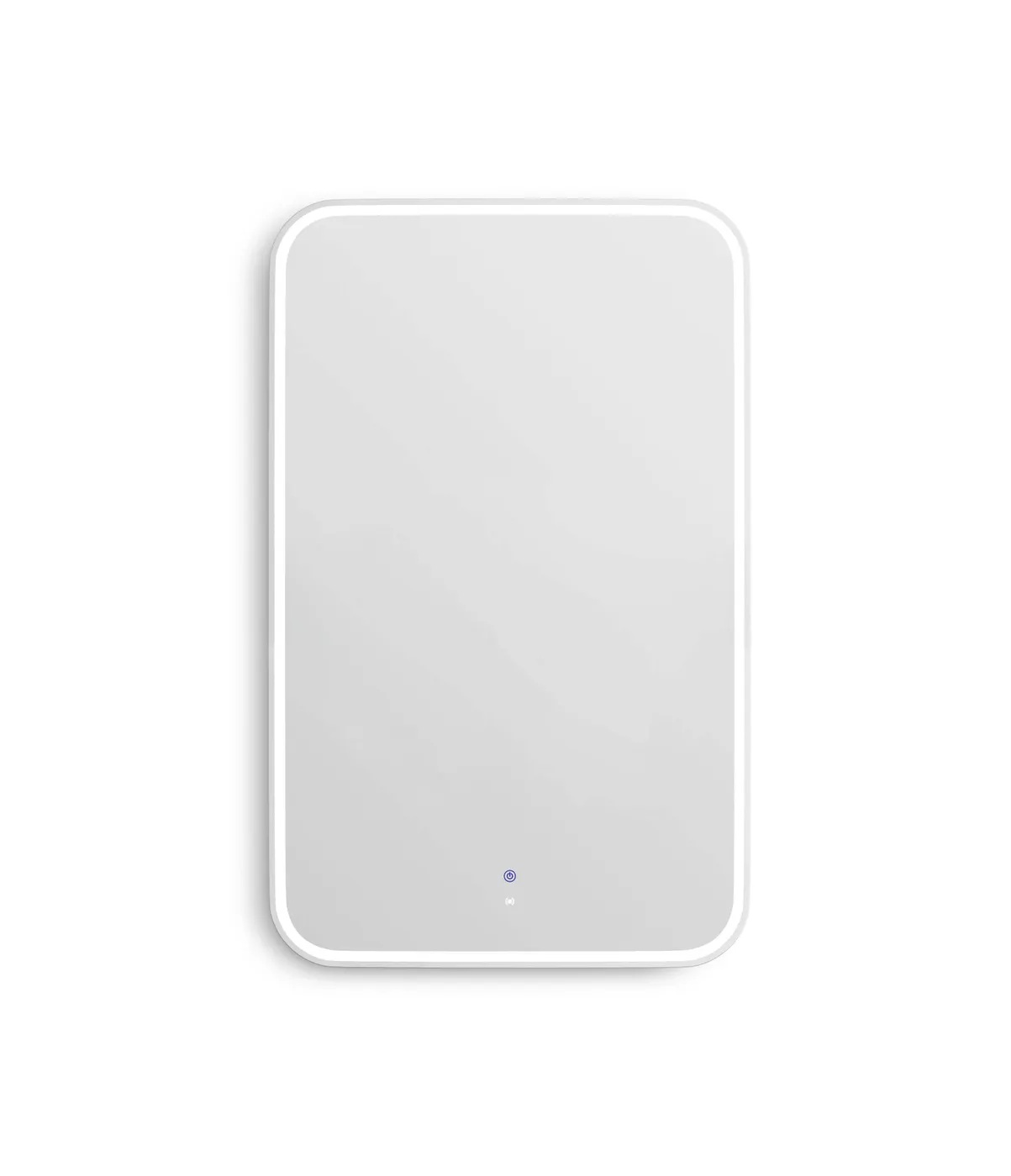 Newport White Metal Frame Led Mirror 900 x 600 - Image 2