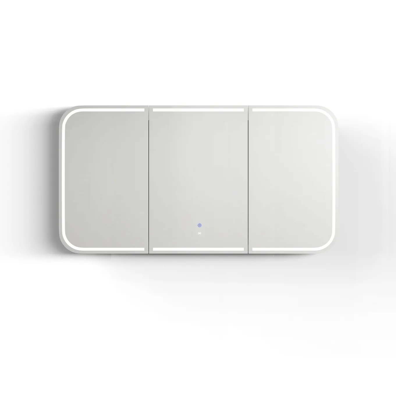 Newport Led Shaving Cabinet 1500 x 750 Matte White Premium Edition - Image 6