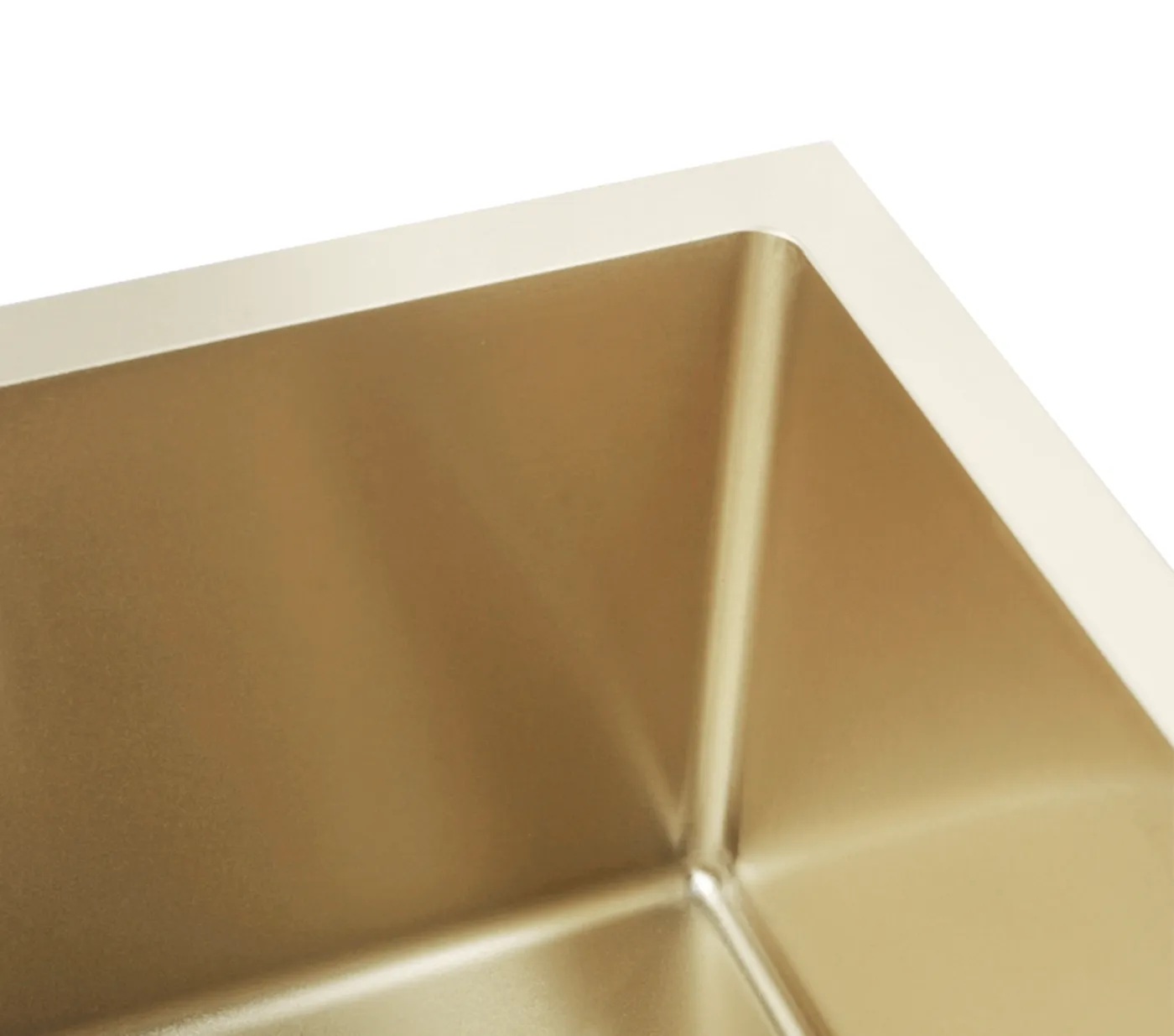 Arte Sink Stainless Steel Brushed Gold 2 x 30L - Image 3