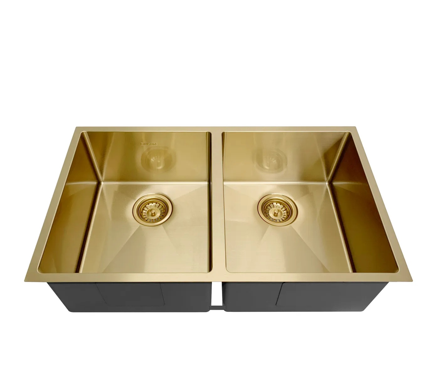 Arte Sink Stainless Steel Brushed Gold 2 x 30L
