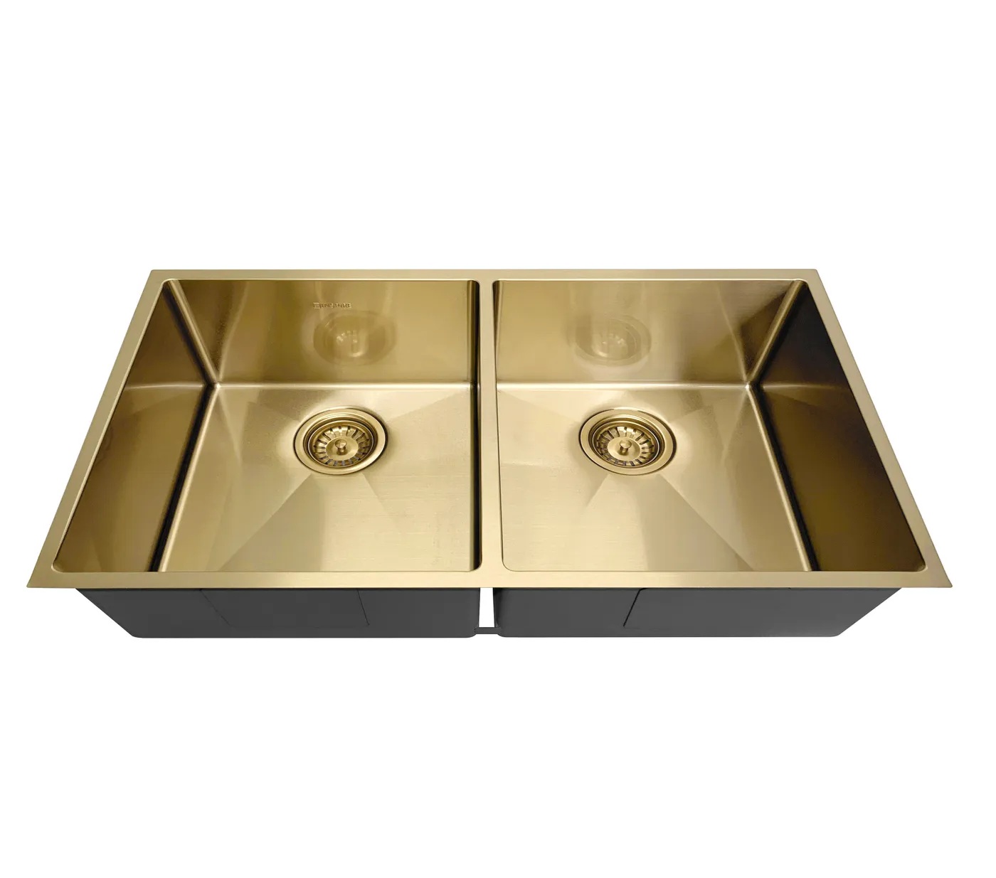 Arte Sink Stainless Steel Brushed Gold 2 x 36L
