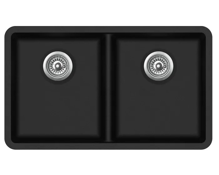 Viva Granite Quartz Double Bowl Kitchen Sink