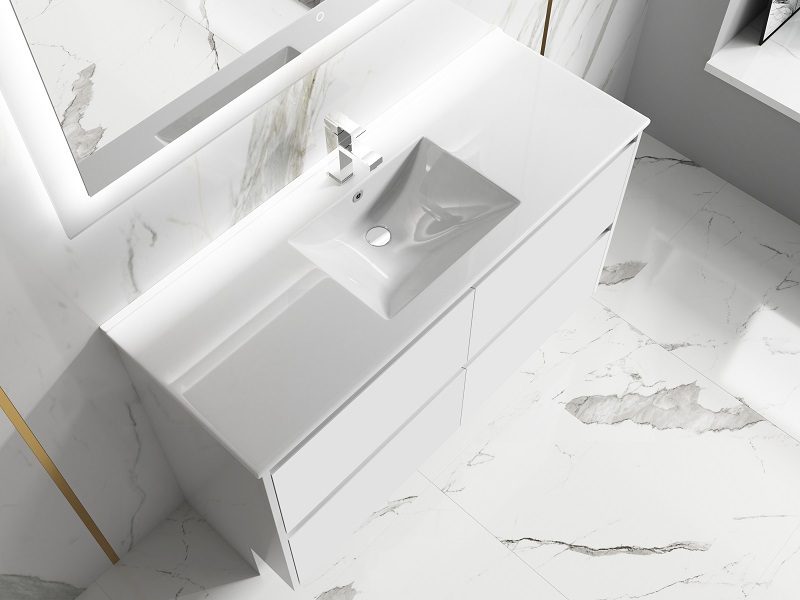 Malibu PVC 1500 Vanity F/Pull S/Bowl Free-Standing - Image 4