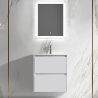 Malibu PVC 600 Vanity Finger Pull - Wall Hung