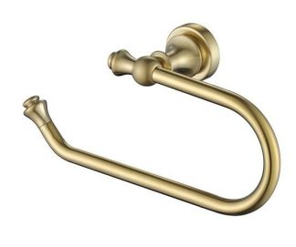 Medoc Towel Holder Brushed Bronze