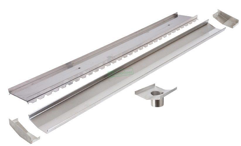 Modular Tile Insert Floor Waste Grate 900 38/50mm Outlet - Image 2