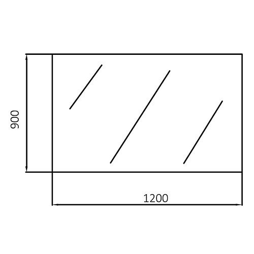 Bevel Edge Mirror 1200 X 900 - Image 3
