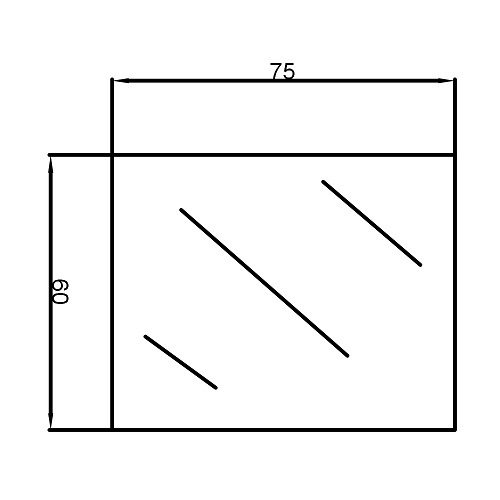 Bevel Edge Mirror - 600 x 750 - Image 3