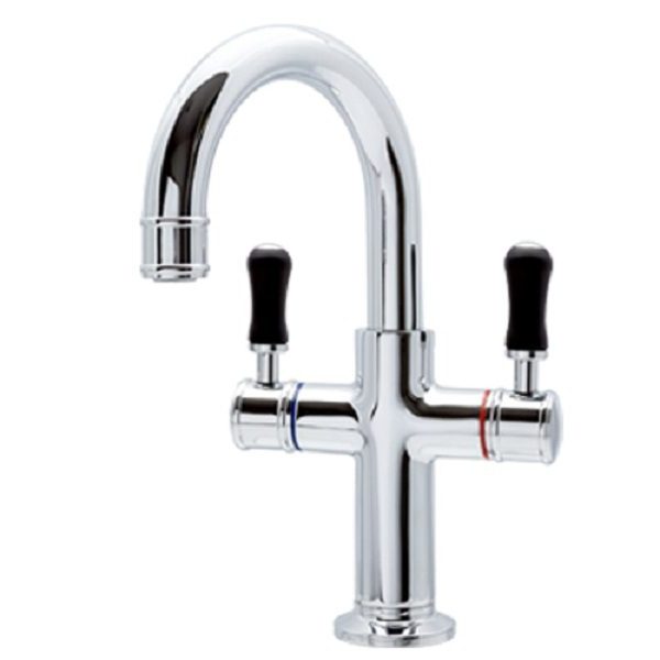 Sylva Twinner Basin Mixer Chrome-Black