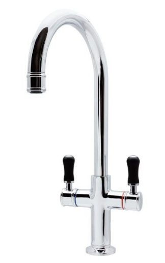 Sylva Twinner Sink Mixer Chrome-Black