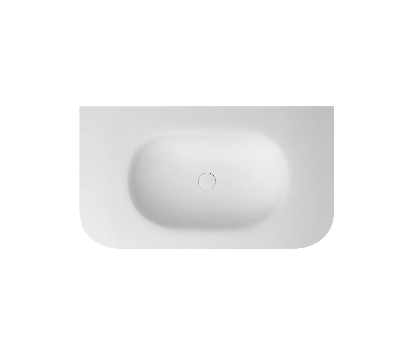 Chloe Solid Surface Silk Matte White Top 900 - Image 2