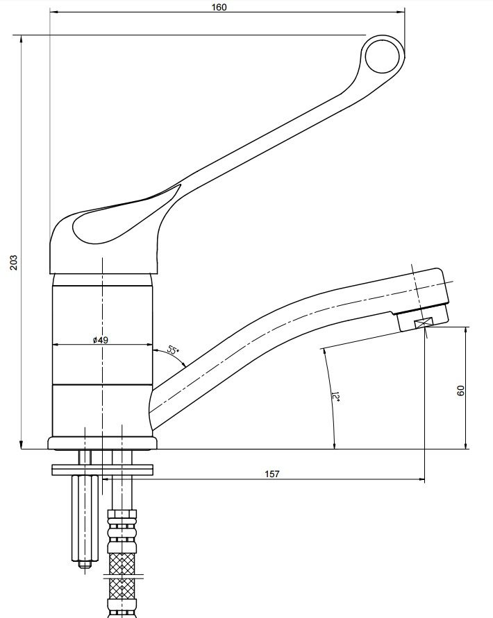 ADL Swivel Basin Mixer - Image 2