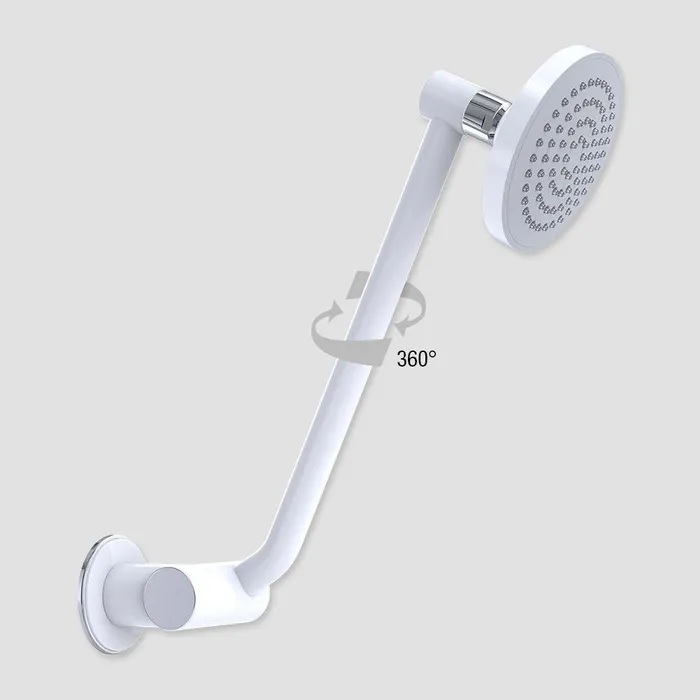 Streamjet Clicklock Arm Shower 6.5 White/Chrome