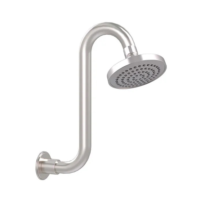Streamjet Swan Neck Arm Shower Brushed Nickel