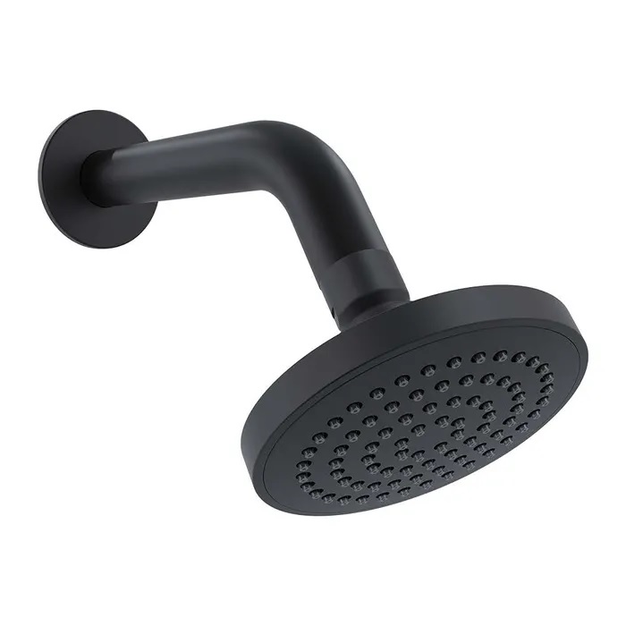 Streamjet Downswept Arm Shower Matte Black