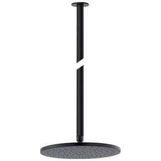 Cosmic 600mm Ceiling Shower Matte Black