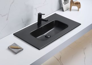 Olivia 600mm Ceramic Top Matte Black