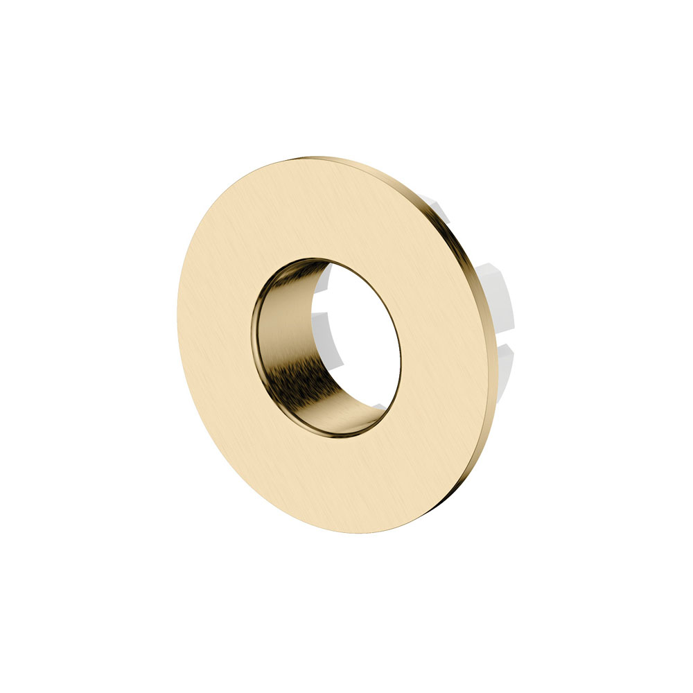 Overflow Basin Metal Ring Brushed Gold