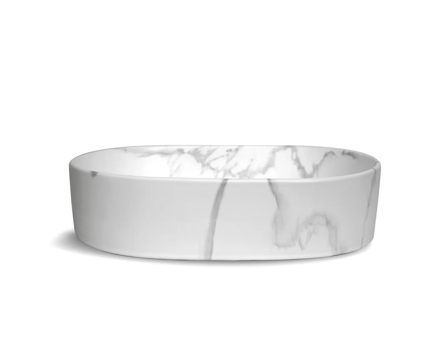 Quay Oval Above Counter Basin Matte Carrara - Image 2