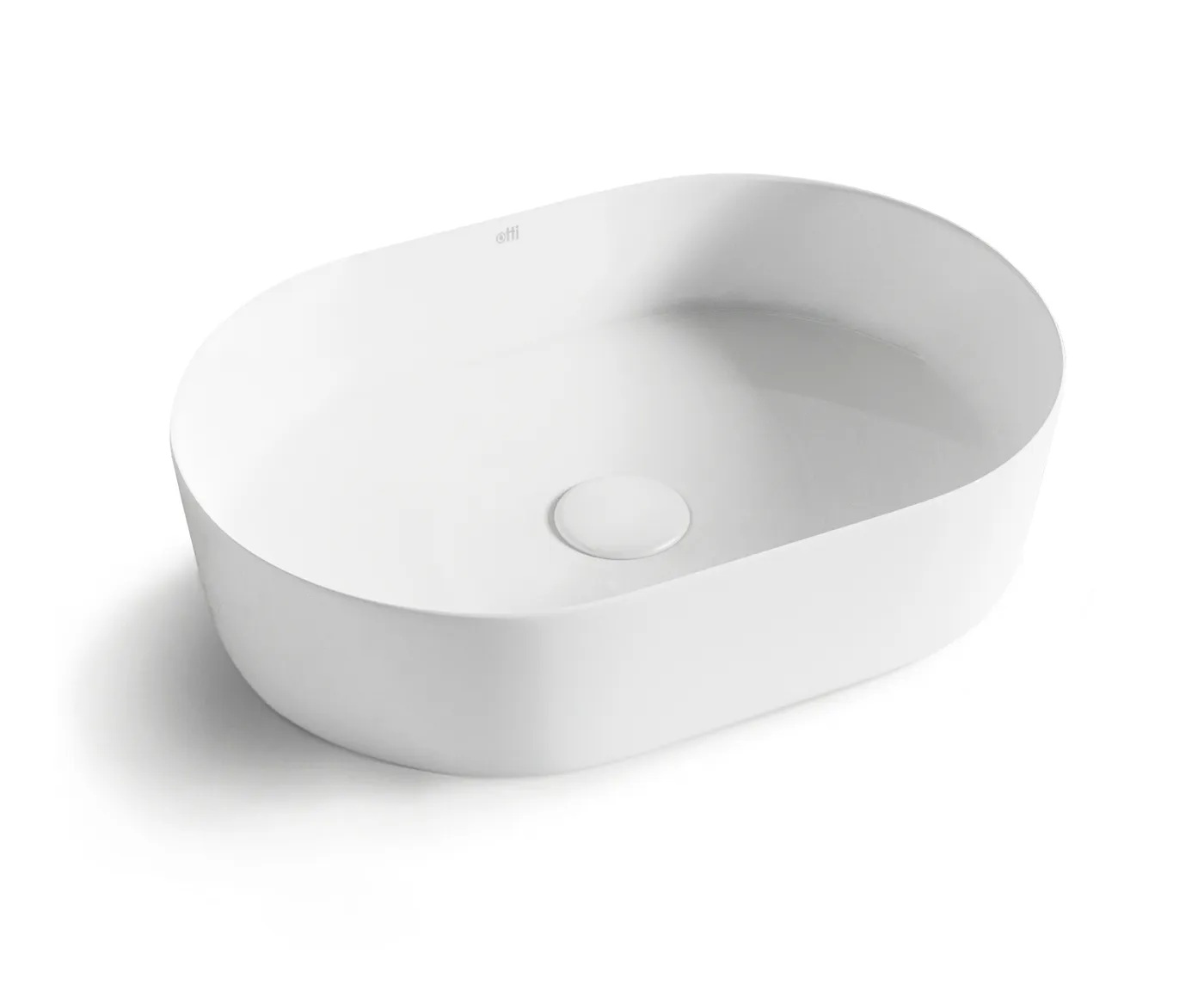 Quay Oval Above Counter Basin Matte White