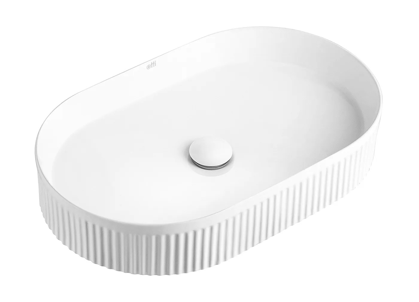 Kensington Oval Basin Matte White