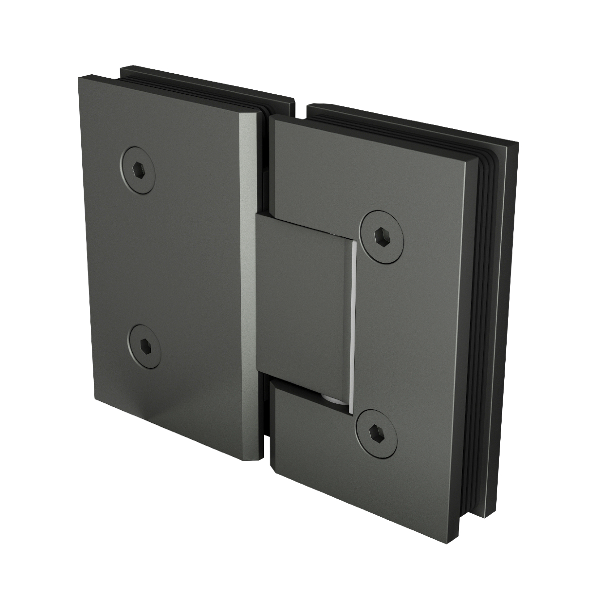 Purity 180 Degree Glass To Glass Hinge Gunmetal