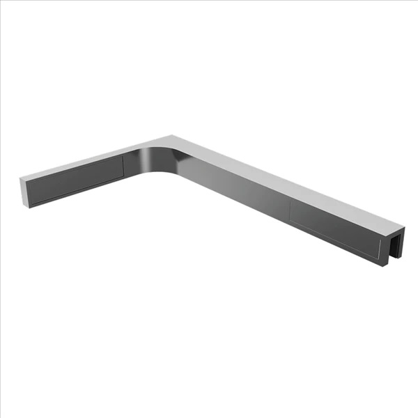 Purity Shower Screen Right Hand Brace Satin