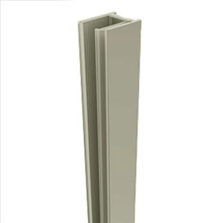 Purity Shower Screen Aluminium U Channel Brushed Nickel