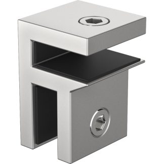 Purity Glass Brace Bracket Pearl Satin