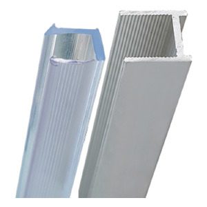 Purity Shower Screen Extended Aluminium U Channel Polished - Image 3