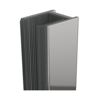 Purity Shower Screen Aluminium U Channel Polished