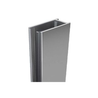 Purity Shower Screen Extended Aluminium U Channel Polished