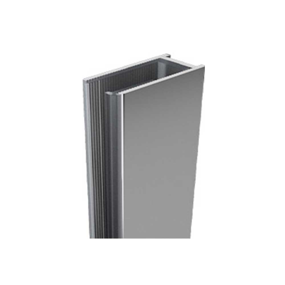 Purity Shower Screen Extended Aluminium U Channel Polished