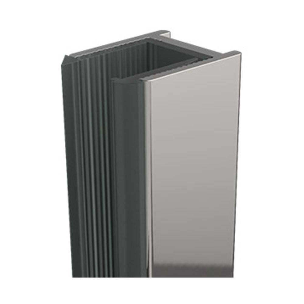 Purity Shower Screen Aluminium U Channel Polished