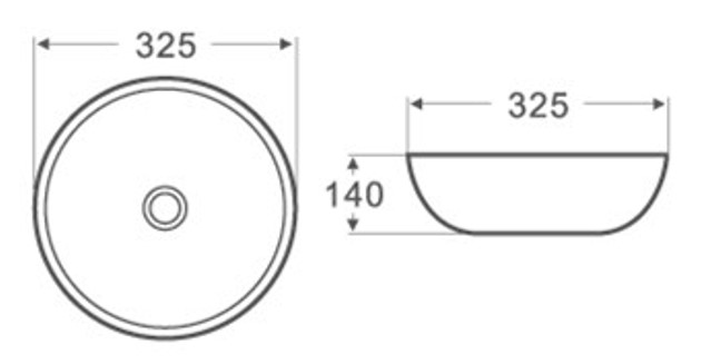 Ultra Slim Round Above Counter Basin - Image 3