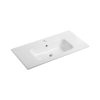 Ceramic Vanity Top White 900mm (03)