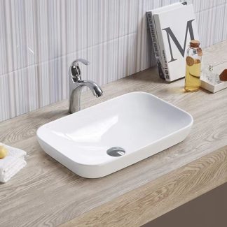 Art Semi Insert Basin Gloss White
