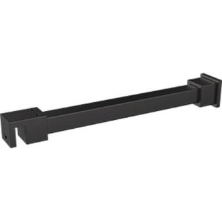 Purity Shower Screen Square Horizontal Support Arm Matte Black