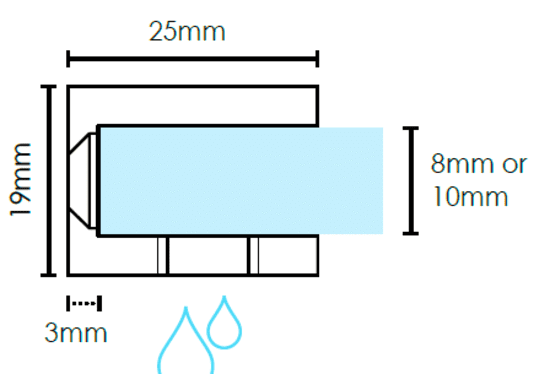 Purity Wall Bracket Square Matte Black - Image 3