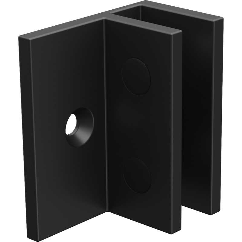 Purity Offset Wall Bracket Matte Black