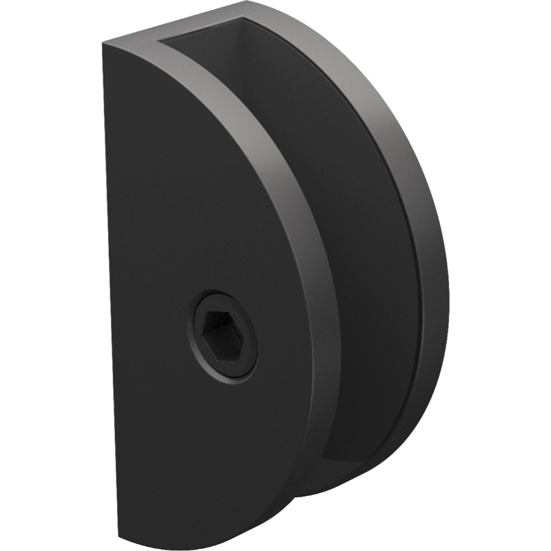 Purity Wall Bracket Round Matte Black