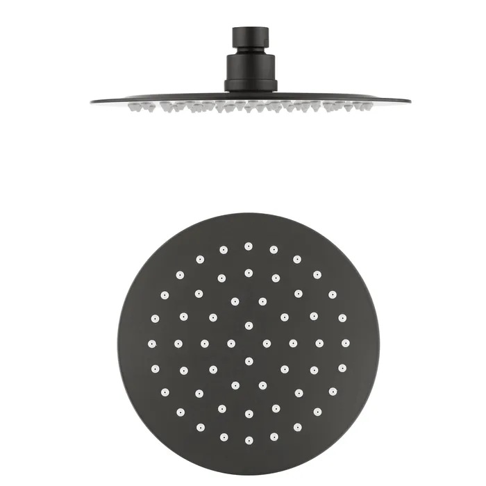 Pavia Twin Shower Half Rail Gun Metal - Image 2