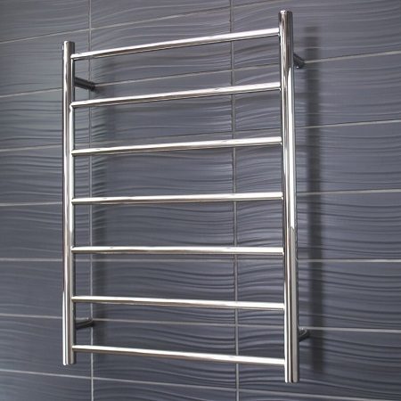 RTR01 Round Heated Towel Ladder 600 x 800 S/Steel - Image 2