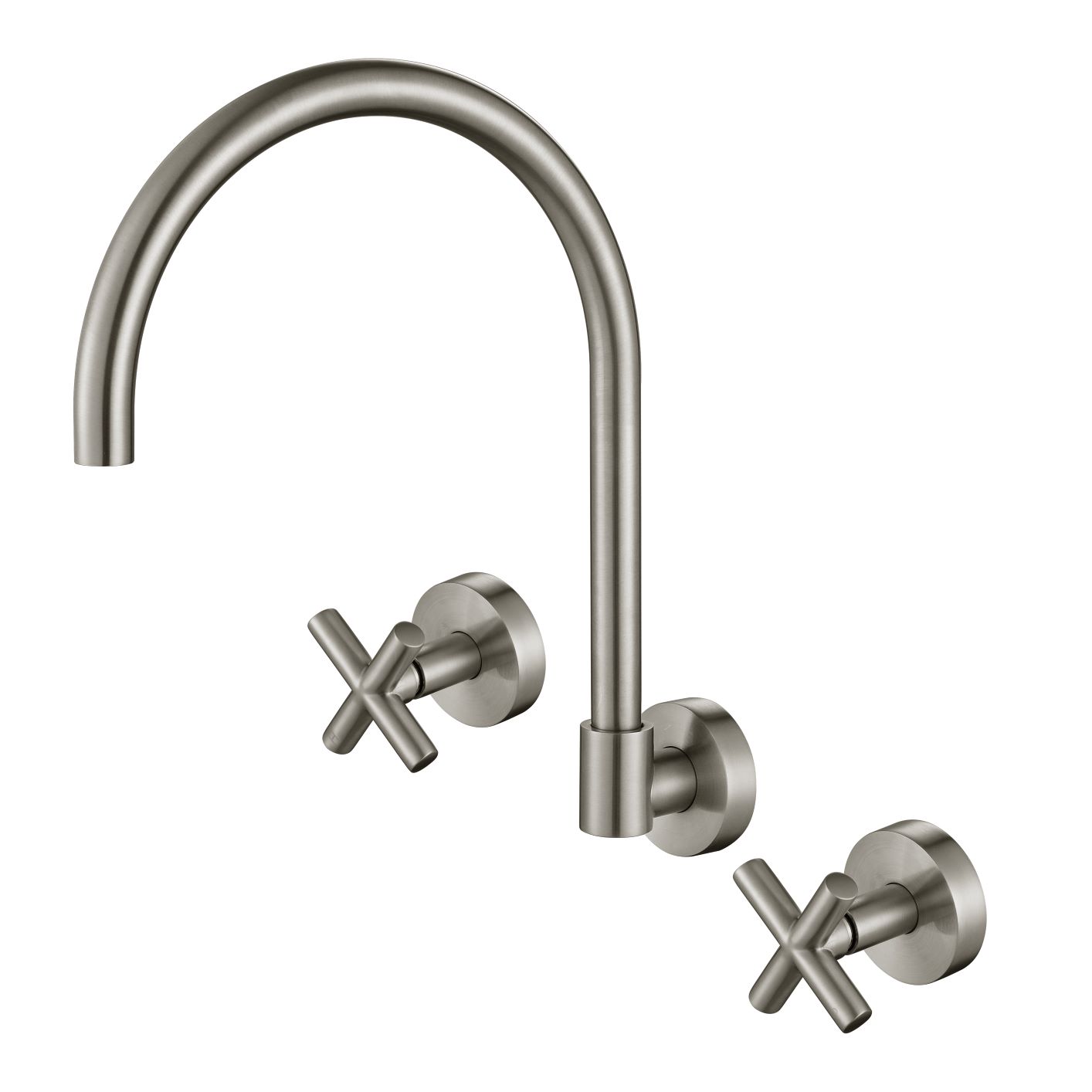Ryker 1/4 Turn Sink Set Brushed Nickel
