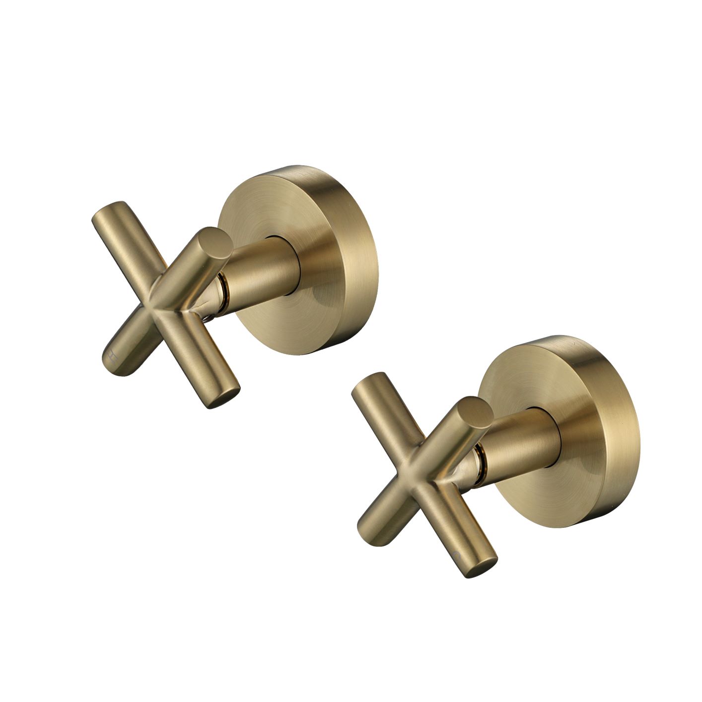 Ryker 1/4 Turn Wall Top Assemblies Brushed Bronze