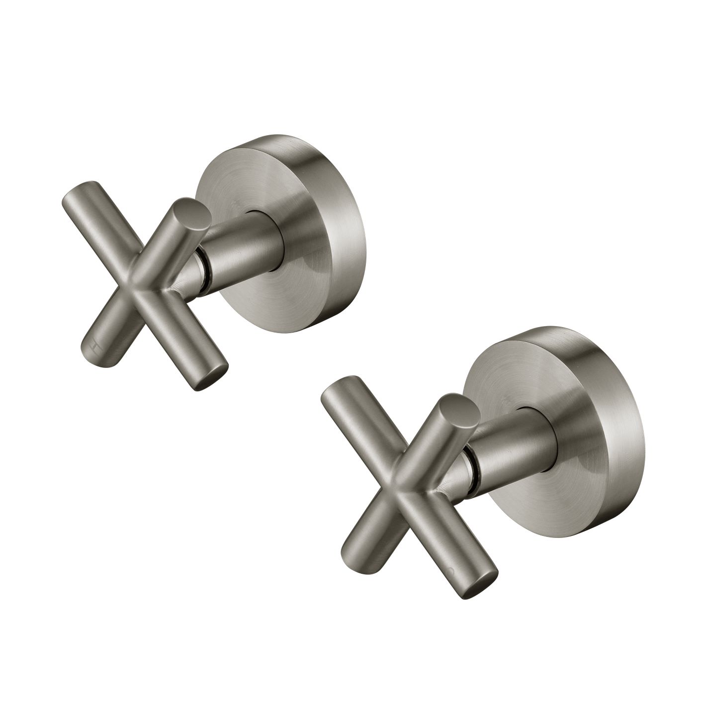 Ryker 1/4 Turn Wall Top Assemblies Brushed Nickel